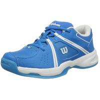 Wilson Envy Junior Tennis Shoes - Blue/White, 2.5 UK