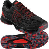 Wilson Kaos Mens Tennis Shoes AW16 - Black/Red, 8 UK