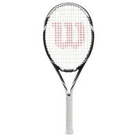 Wilson Six. Two Tennis Racket - Black/White, Grip 3