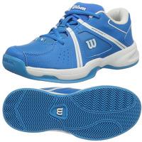 Wilson Envy Junior Tennis Shoes - Blue/White, 1.5 UK