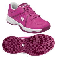 Wilson Envy Junior Tennis Shoes - Pink/White, 5.5 UK