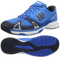 wilson rush evo mens tennis shoes bluewhite 105 uk