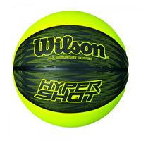 Wilson Hyper Shot Basketball - Ball Size 6, Black/Lime