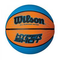 Wilson Hyper Shot Basketball - Ball Size 7, Blue/Orange