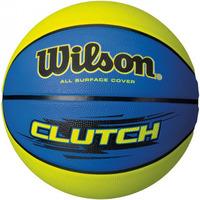 Wilson Clutch Basketball - Ball Size 7, Blue/Yellow