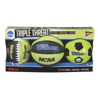 Wilson NCAA Triple Threat Ball Kit