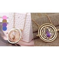 Wizard-Inspired \'Time Turner\' Necklace - 4 Colours