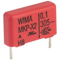 Wima MKX2AW31004B00MSSD 100nF 20% 305VAC MKP-X2 Series Suppression...