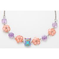 wild republic flower and animal necklace