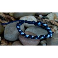 Wild Republic Black & Blue Coco Bead Wrap Bracelet