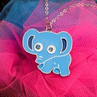 Wild Republic Elephant Metal Pendant Necklace