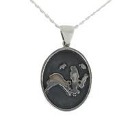 Wild Life Trust Collection Oval Badger Pendant