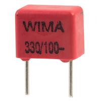 Wima FKP2D003301D00KS FKP2 330pF ±10% 100V Radial Polypropylene Ca...