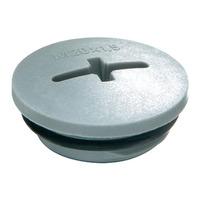 Wiska 10064655 EVSG-ORD 40 Silver Grey Plastic Blind Plug + O-Ring