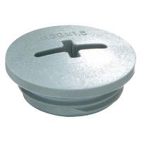 wiska 10062520 evsg 50 silver grey plastic blind plug m50