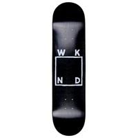 WKND Black Sketch Logo Skateboard Deck - 8.0\