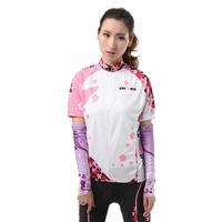 women outdoor breathable short sleeve cycling jersey short pants