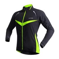 WOSAWE Winter Warm Jacket Running Fitness Exercise Cycling Bike Bicycle Outdoor Sports Clothing Jacket Long Sleeve Jersey Wind Coat