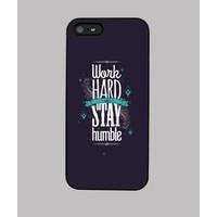 work hard stay humble iphone 5 / 5s box