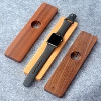 Wooden Charging Stand Holder for Apple Watch iWatch 38mm 42mm All Edition Sapele Wood Eco-friendly Material Stylish Lightweight Portable Durable