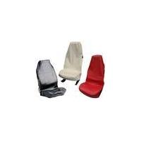 Workshop seat cover, synthetic leather, cream