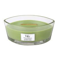 WoodWick Hearthwick Candle Bergamot & Basil 453g