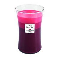 WoodWick Sun Ripened Apple Currant Black Cherry Large Candle