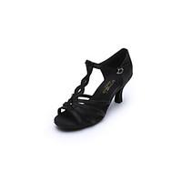 womens dance shoes latin sandals dance shoes cuban heel black brown cu ...