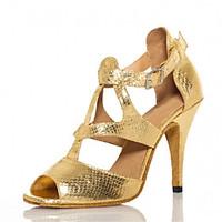 womens latin ballroom salsa dance shoes gold