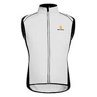 WOSAWE Cycling Vest Unisex Bike Vest/Gilet WindbreakersBreathable Quick Dry Windproof Front Zipper Lightweight Materials Reflective