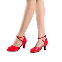 Women\'s Leatherette Ankle Strap Modern Dance Shoes