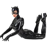 Women\'s With Mask Ds Custome Leather PVC Catsuit Fancy Dress Halloween/Christmas/New Year