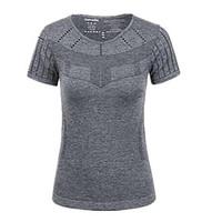 womens short sleeve running shirt sweatshirt tracksuit tops breathable ...