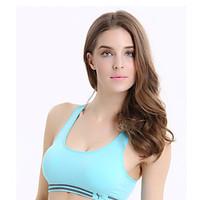 Women\'s Sleeveless Running Sports Bra Compression Clothing Breathable Quick Dry Compression Sweat-wicking ShockproofSpring Summer