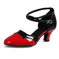 womens dance shoes leatherette patent leather paillette latin sandals  ...