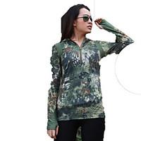 Women\'s Tops Hunting Leisure Sports Waterproof Breathable Windproof Wearable Spring Summer Fall/Autumn Winter Green