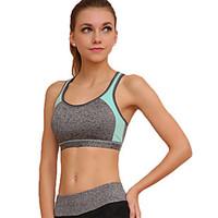 Women\'s Sexy Sports Bra Wireless Patchwork Underwear Fitness Running Yoga Tops