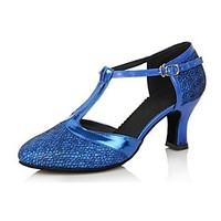 womens leatherette upper latin dance shoes sandals with buckie more co ...