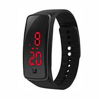 Womens Men Silicone Band Digital...