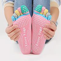 Women\'s Socks Sport Socks / Athletic Socks Toe Socks Anti-slip Socks Yoga PilatesBreathable Wearable Sweat-wicking