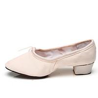 womens dance shoes ballet for teacher practice shoes canvas flat heel  ...