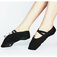 womens girls athletic dance shoes balletyoga practice canvas flats mor ...