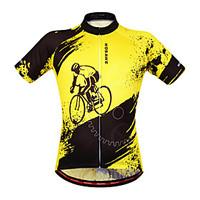 WOSAWE Cycling Jersey Women\'s Unisex Short Sleeve Bike Jersey Sweatshirt Tops Quick Dry Anatomic Design Moisture Permeability Breathable