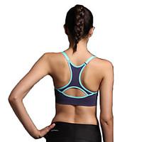 Women\'s Sexy Racerback Sports Bra Wireless Push Up Padded Quick Dry Underwear Fitness Running Yoga Tops