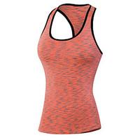 Women Yoga Vest Shoulder Sling Sports Vest Training Bottom High Elastic Slim Shirt