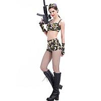 Women\'s 2Piece Nightwear Costume Cosplay Police Clubwear Uniform