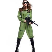 Women\'s Pilot Costume Cosplay Hollow Costume Uniform