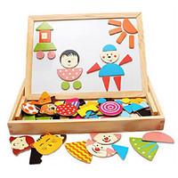 Wooden Magnetic Spell Spell, Children Magnetic Drawing Board, the Baby Early Childhood Educational Toys