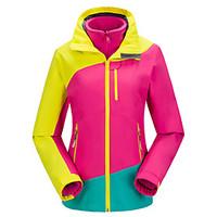 Women\'s 3-in-1 Jackets Waterproof Breathable Thermal / Warm Windproof Fleece Lining