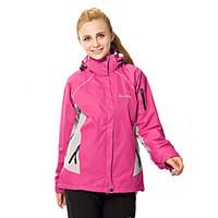Women\'s 3-in-1 Jackets 5 Colors Waterproof Breathable Thermal / Warm Windproof Fleece Lining Winter Jackets